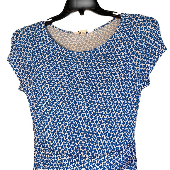 Boden Amelie Jersey Midi Dress size 4L Has Pockets‎  Blue Floral Print - Picture 5 of 6